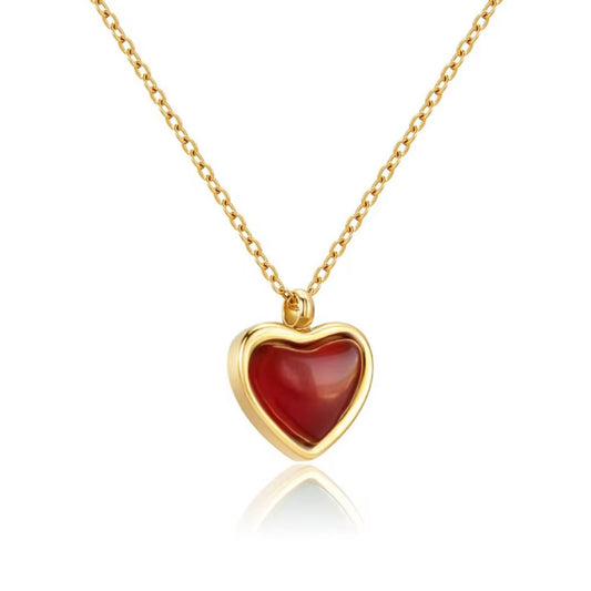 AZMIRA HEART PENDANT - NECKLACE