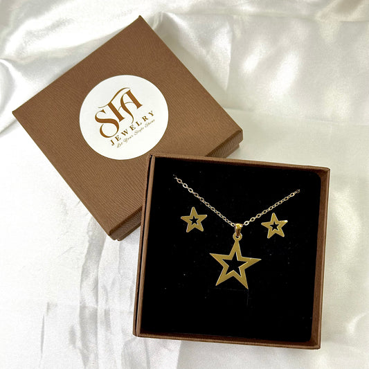 STAR PENDANT - JEWELRY SET