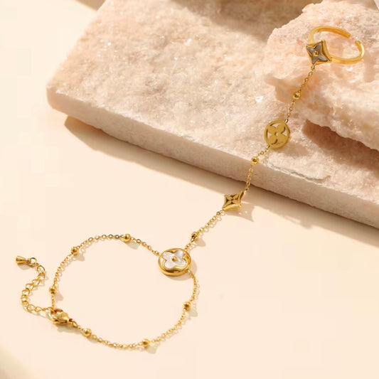 LIRA CLOVER - CHAIN BRACELET