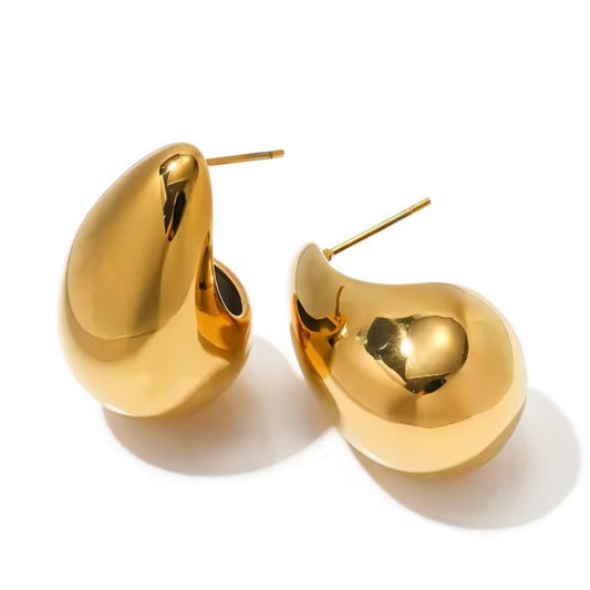 CHUNKY TEAR DROP - EARRINGS